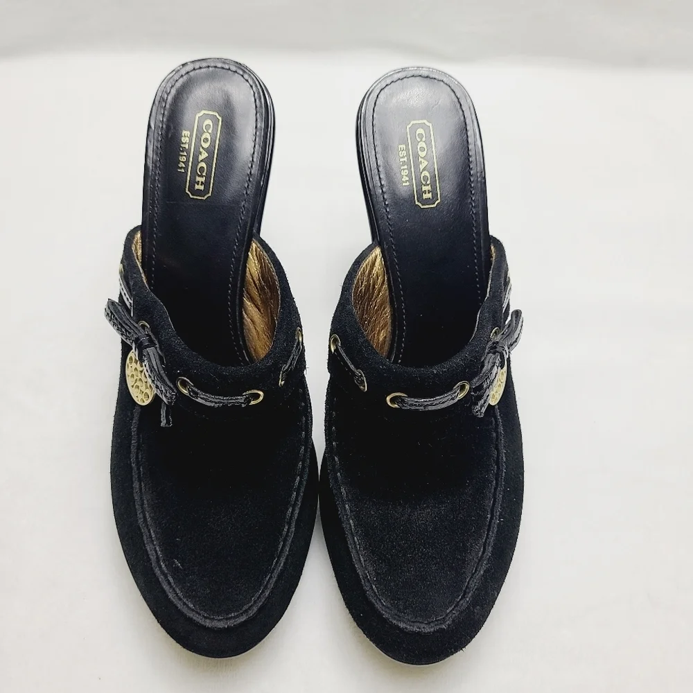 COACH jodey mules slipe-on Heels